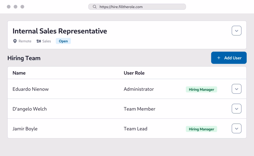 Configure if hiring activities are only accessible to members of hiring team vs every user.